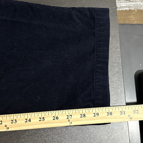 HAGGAR MENS PANTS SIZE 38X32 CORDUROY STRAIGHT LEG BLUE COTTON‎ - Picture 7 of 7